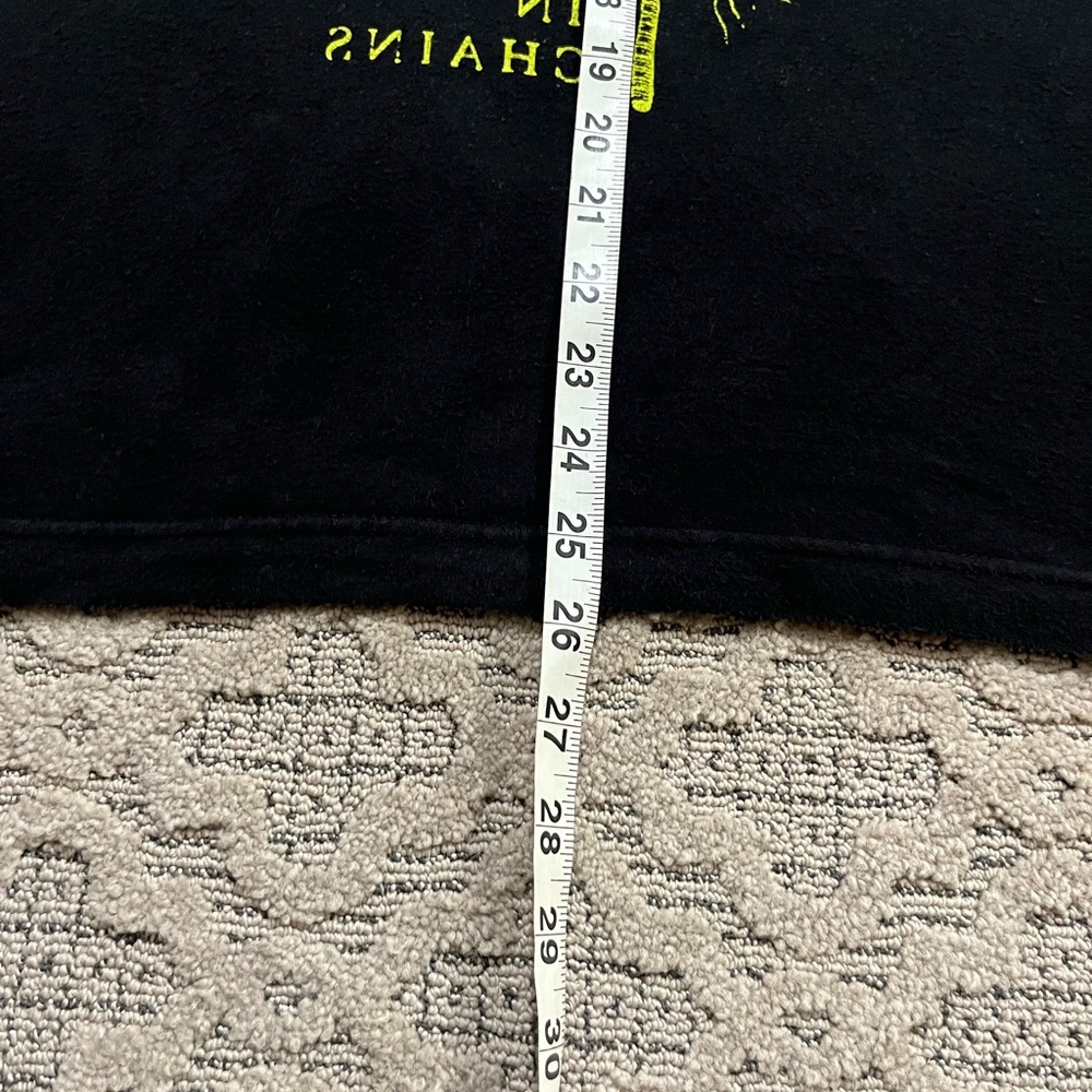 🎸 '14 Alice In Chains Band Green Tree Root Veinage Neon Logo 2 Side Tour T Shirt - Picture 10 of 16